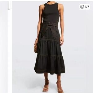 Veronica Beard Austyn tiered tank top dress